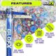 thumbnail image 2 of GloFX - Tubo de caleidoscopio líquido azul de 7.5 pulgadas, caleidoscopios coloridos para adultos, juguetes de flujo, varitas con purpurina y juguetes rave, 2 of 4