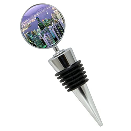 Hong Kong Wine Bottle Stopper In Gift Box, Perfect For House Warming Gift