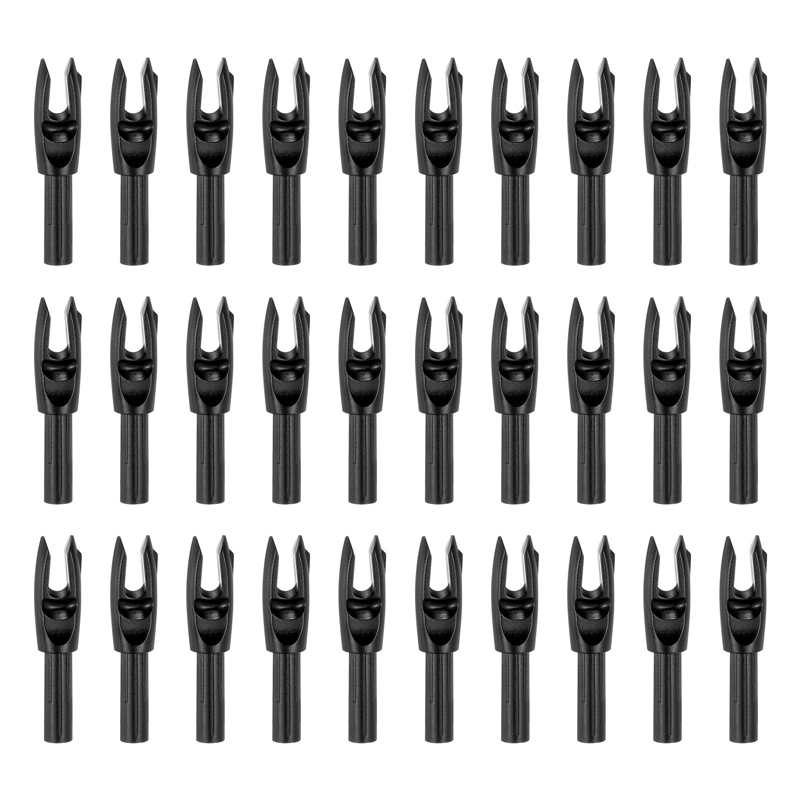 Titan Archery Brass Arrow Nock Set, 5 per Pack, 540, Multi-Color