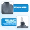 thumbnail image 4 of FDW Dress Form Sewing Mannequin - 50-63" Adjustable w/Wooden Tripod Stand，Grey, 4 of 7