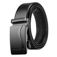 thumbnail image 4 of Abbraccia Ratchet Belt Automatic Buckle Belt PU Leather Adjustable Business Pants Belt Men's Belt for Jeans Gentleman Business Suit D, 4 of 9