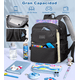 thumbnail image 5 of Mochila escolar Backpack-13N color Negro diseño liso 30L, 5 of 5