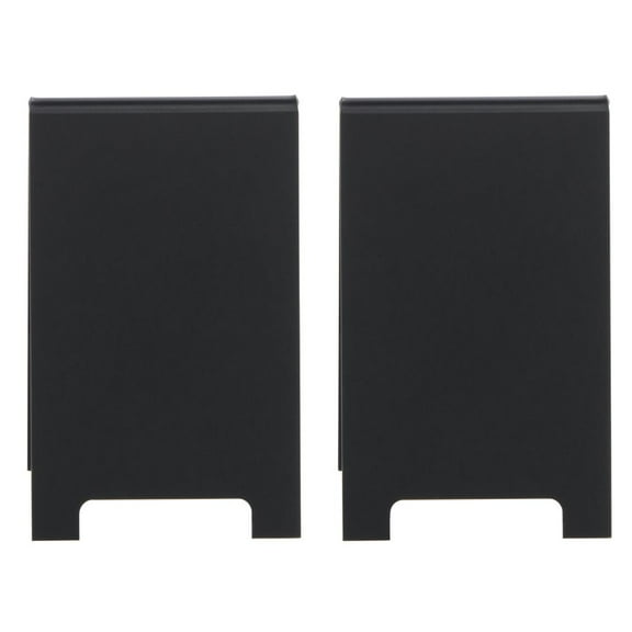HUBERT® A-Frame Sign Holder Black Matte Plastic - 4"L x 6"H
