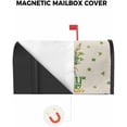 thumbnail image 3 of St. Patricks Day Mailbox Covers Magnetic Standard Size 21"x25.5", Green Lucky Clovers Botanical Rustic Mailbox Cover Holiday Mail Box Cover Mailbox Decorations for Outside Garden Yard, 3 of 6