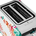 thumbnail image 5 of The Pioneer Woman 2-Slice Toaster, Folk Geo Print with Removable Tray, 5 of 8