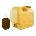 thumbnail image 2 of Tanque de almacenamiento de agua portátil, contenedor de agua con grifo, tanque de agua de 20 l, cubo de agua para acampar para el hogar, senderismo, Baoblaze Tanque de almacenamiento al aire libre, 2 of 8
