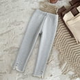 thumbnail image 4 of Hpgjzj Girls Winter Leggings Fleece Lined Basic Soft Cotton Stretchy Full Length Tights Pants for Toddler Kids, 4 of 7