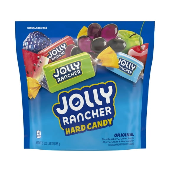 Jolly Rancher Original Fruit Flavored Hard Candy Bag, 27 Oz Package May Vary