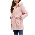 thumbnail image 6 of ChaoLingNeng Long Puffer Jacket, Womens Winter Long Puffer Coats Thicken Warm Quilted Jacket Mid-Length with Side Zipper and Hood Outerwear, 6 of 7