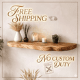 thumbnail image 4 of Wood Floating Shelves , Shelves for Wall Decor, Farmhouse Shelf for Bedroom, Bathroom Storage Shelves, Book Shelves for Living Room, 4 of 9