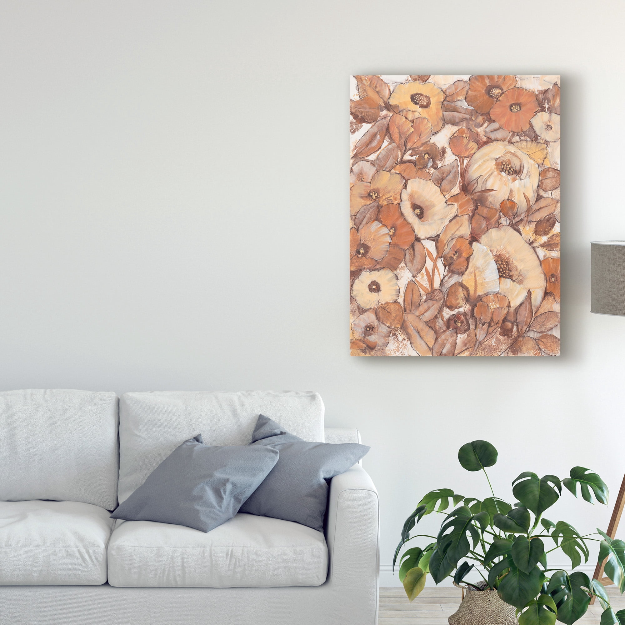 Trademark Fine Art 'Umber Garden I' Canvas Art by Tim OToole