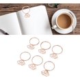 thumbnail image 2 of HUGFEGWE 80Pcs Ring Shape Paper Clips Metal Bookmark Clips Cute Small Paperclips with Clear Box for Office School Wedding Party Invitation Valentine Decoration (Rose Gold) CA919-130936, 2 of 9