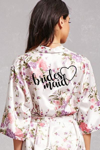 cheap bridesmaid robe