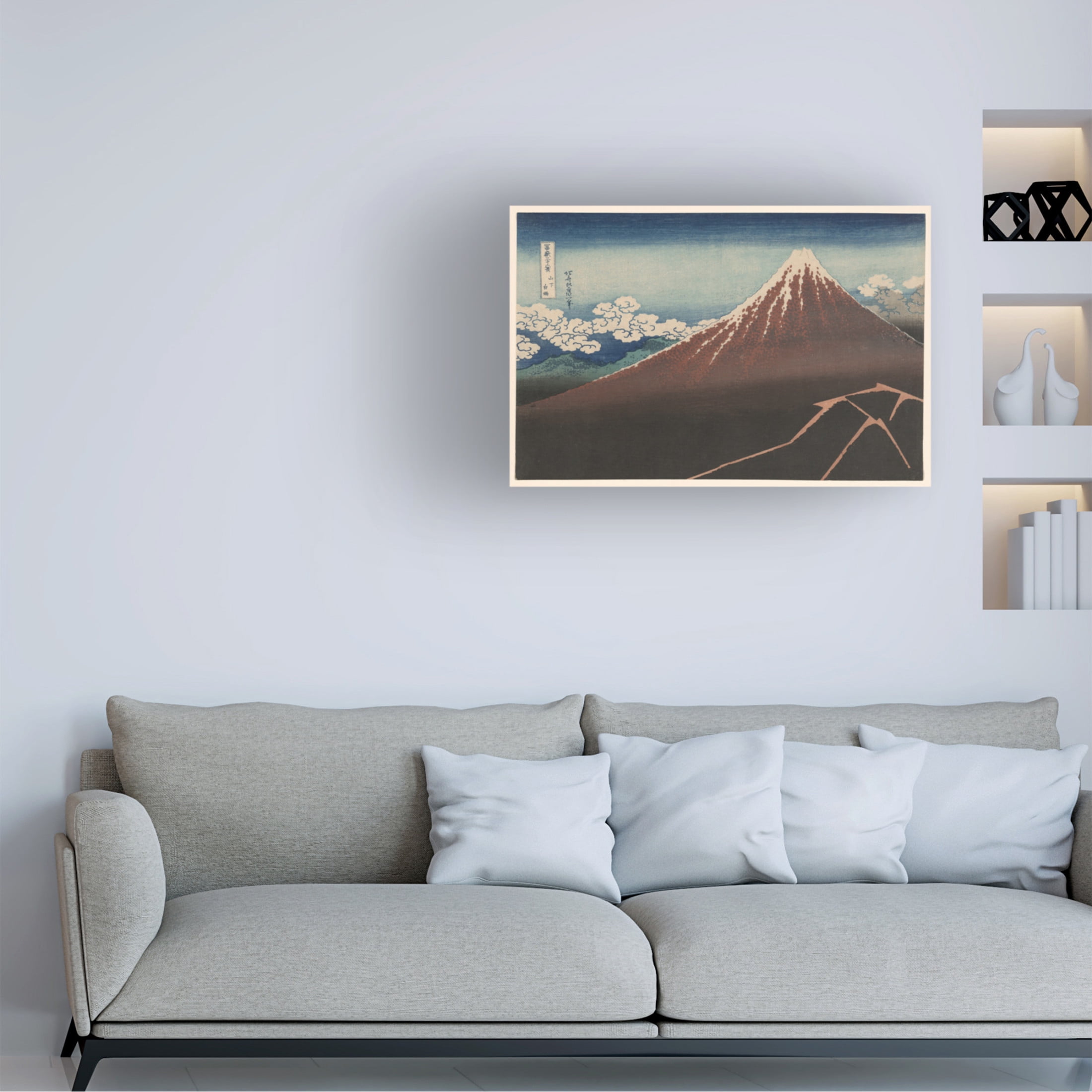 Trademark Fine Art Pictufy  Show Below the Summit Canvas Wall Art