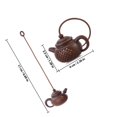 thumbnail image 2 of OUNONA 2Pcs Silicone Loose Tea Infuser Coffee Color Suitable for Teapot Teacup Easy to Use, 2 of 6
