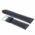 thumbnail image 2 of 19MM FOR TAG HEUER CARRERA PERFORATED LEATHER STRAP WATCHBAND QUICK RELEASE BLAC, 2 of 2