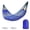 Blue, variant on Breathable Mesh Camping Hammock Gear for The Outdoors Backpacking Survival or Travel Portable Lightweight,Anti - Roll Design