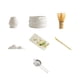 thumbnail image 5 of 7x, Juego de té matcha, Juego de batidor de matcha japonés, Juego de batidor de matcha con accesorios y herramientas, Cuchara para batidor de matcha y tazón de soporte blanco, 5 of 9