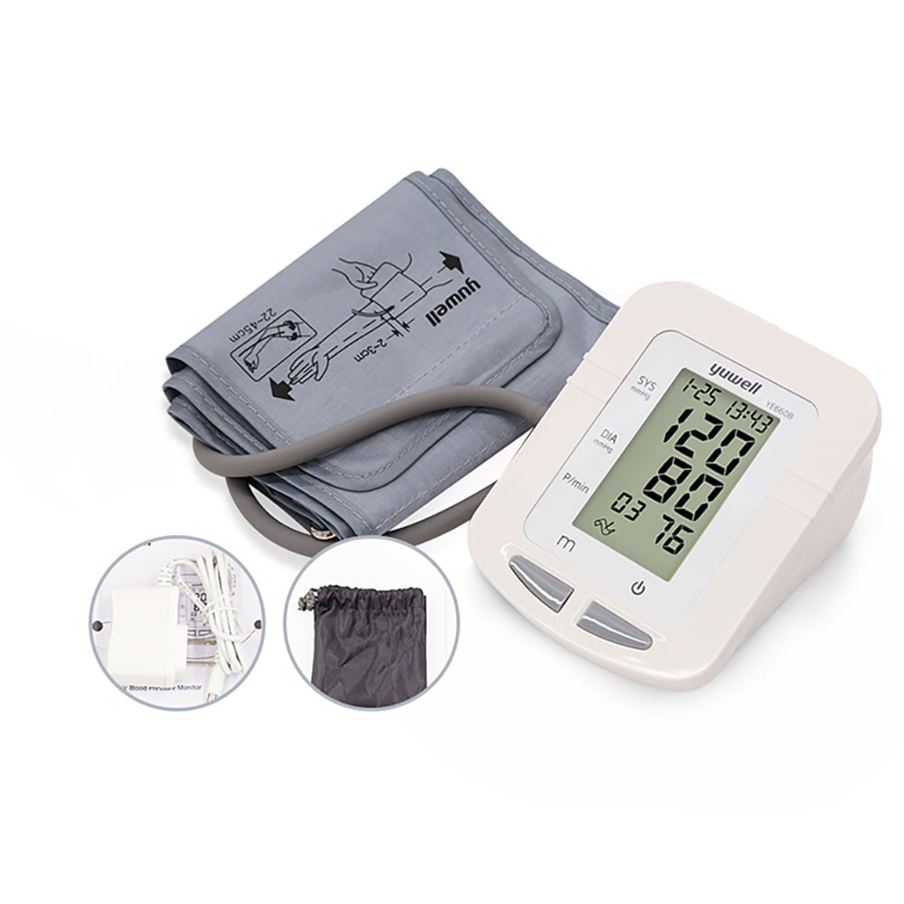 yuwell Rechargeable Wrist Blood Pressure Monitors for Home Use, Large Blood  Pressure Cuff Wrist with Voice Broadcast, Blood Pressure Machine with
