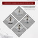 thumbnail image 4 of Kit probador de fugas de presión para radiador HZAUTOS, set de 14 piezas, 4 of 6