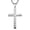 Silver, variant on Cross Necklace for Men Titanium Steel Crown of Thorns Cross Pendant Necklaces Christ Crucifix Gifts for Mens Womens