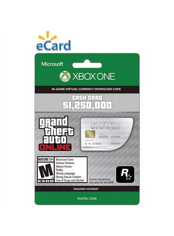GTA Online Great White Shark Cash 19.99 - Xbox One [Digital]