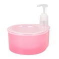 thumbnail image 3 of Dispensador de lavavajillas 2 en 1 con soporte para esponja Jabón lavavajillas para fregadero Rosa, 3 of 9