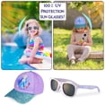 thumbnail image 2 of Set de gafas de sol y gorra de béisbol ajustable para niñas de Disney, 2 of 6