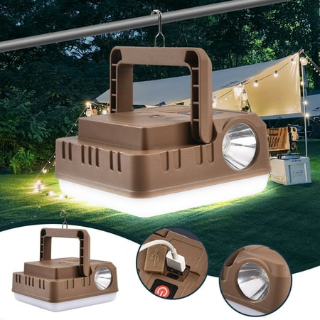 Camping Light Tent Light USB Rechargeable LED High Range Hanging Lights For Camping Small Lantern Emergency Flashlights Lampara Recargable