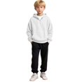 thumbnail image 6 of Boys Quarter Zip Hoodies Waffle Knit Kids Long Sleeve Hooded Sweatshirts Teens Pullover Tops Clothes Boys Lightweight Jacket, 6 of 6