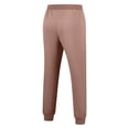 thumbnail image 5 of HOMADLES Men's Casual Jogger Pants Elastic Waist Loose Fit Sports Pants Solid Color Side Pockets Athletic Pants Brown Size 2XL, 5 of 6