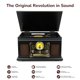thumbnail image 2 of FEKTIK Tocadiscos Bluetooth 10 en 1, TOCADISCOS FEKTIK de 3 velocidades para vinilo con parlantes, convertidor de LP a MP3, CD, reproductor de casetes, radio FM, transmisión inalámbrica | Negro, 2 of 5