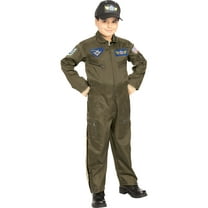 Rubies Young Heroes Air Force Fighter Pilot Costume for Kids, Unisex Small