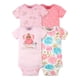 thumbnail image 1 of Set De Pañaleros Gerber Para Niña Talla 6-9 Meses 4 Pzs Manga Corta Rosa, 1 of 4