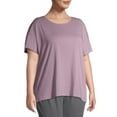 thumbnail image 4 of Terra & Sky Women's Plus Size Relaxed Crewneck T-Shirt, 4 of 6