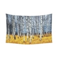 thumbnail image 1 of Tapiz de árboles de abedul de otoño ABPHQTO 150x228 cm, 1 of 1