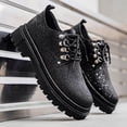 thumbnail image 2 of Wdhugt Men'S Fashion Casual Oxford Shoes With Round Toe Pu Leather Lace Closure Business Style Us Size 7 Foot Length 10.04 Inches, 2 of 9