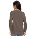 thumbnail image 3 of Women's Long Sleeve Knitted Crew Neck T-shirt, 3 of 6