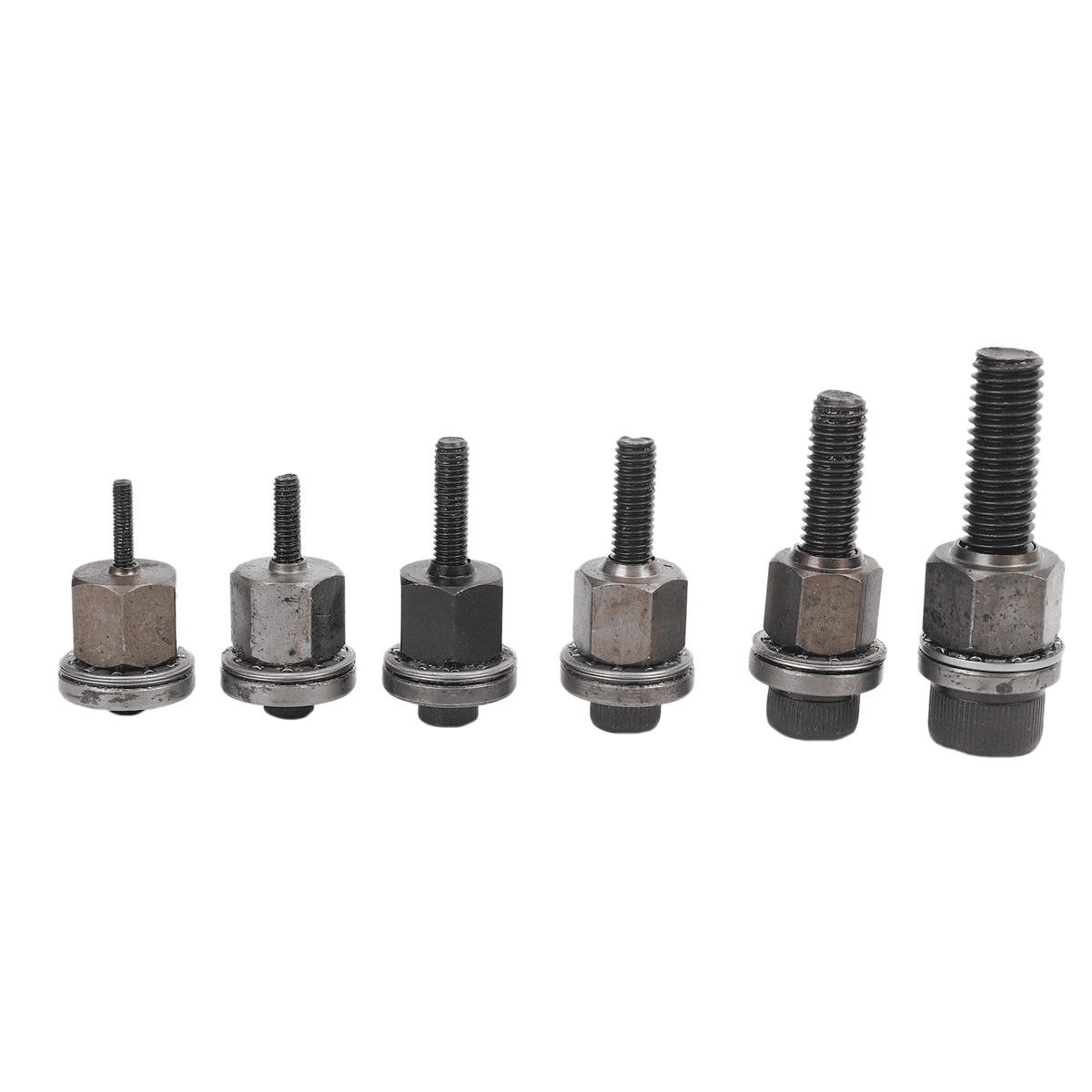 12Pcs Hand Nut Nuts Simple Installation Manual Riveter Rivnut Tool Accessory for Nuts M3 M6 M8 M10