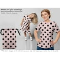 thumbnail image 6 of oneOone Polyester Spandex Blush Pink Fabric Dots Dress Material Fabric Print Fabric By The Yard 56 Inch Wide-B4, 6 of 6