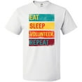 thumbnail image 3 of Inktastic Volunteering Eat Sleep Volunteer Repeat T-Shirt, 3 of 5
