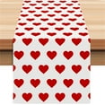 thumbnail image 2 of JingChun Clearance Under $2.00 Valentine's Day Flower Table Flag Holiday Party Kitchen Living Room Decorative Tablecloth Linen Printing Tea Table Cloth, 2 of 8