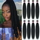 thumbnail image 1 of AQINBEL Cabello trenzado 26 pulgadas 8 paquetes de cabello trenzado Pre estirado Sin picazón Cabello negro para trenzar Extensiones de cabello de ganchillo para trenzas Cabello Textura Yaki Cabello tr, 1 of 4