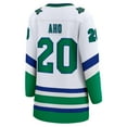 thumbnail image 3 of Women's Fanatics Sebastian Aho White Carolina Hurricanes Throwback Breakaway Jersey, 3 of 3