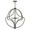 thumbnail image 3 of 7100-04-32-Forte Lighting-Gregg - 4 Light Foyer Pendant-28 Inches Tall and 26 Inches Wide-Antique Bronze Finish, 3 of 6