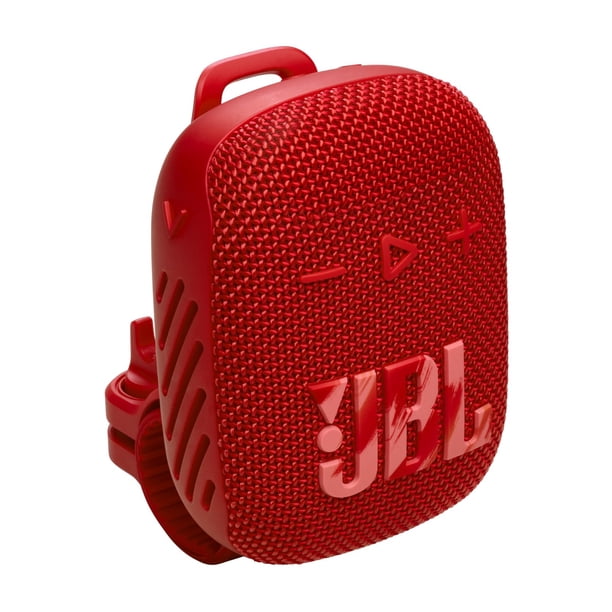 Altavoz Bluetooth JBL Wind 3S Slim, manillar rojo