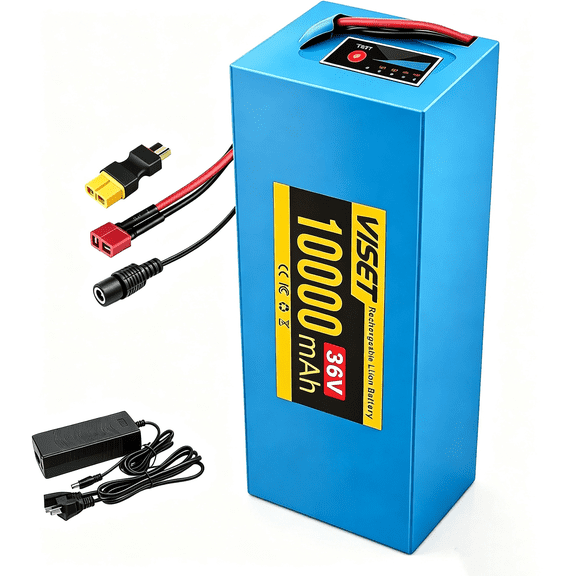 CXZCXZ 36V 10Ah Ebike Battery for Adult Electric Bicycle 750W Motor, 36V10AH Lithium Ion Battery with 20A BMS