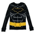 thumbnail image 3 of DC Comics Justice League Batman Little Boys Cosplay Pullover Pajama Shirt Pants Sleep Set Toddler to Big Kid, 3 of 5