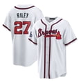 thumbnail image 1 of Nueva Camiseta De Béisbol Cardigan Warriors Baseball #27 Riley Summer Sportswear White-L(44), 1 of 2