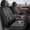 062-black&Gray, variant on AOMSAZTO Car Seat Covers Front Seat Fit for Subaru Forester 2007-2018: Waterproof Leather Automotive Seat Cushion Protector（2 Seat Black)